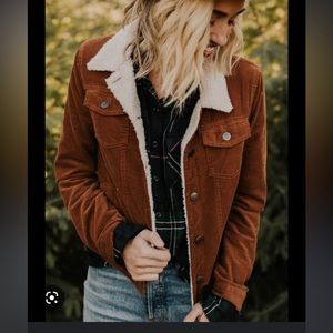 Roolee Corduroy Sherpa lined Jacket